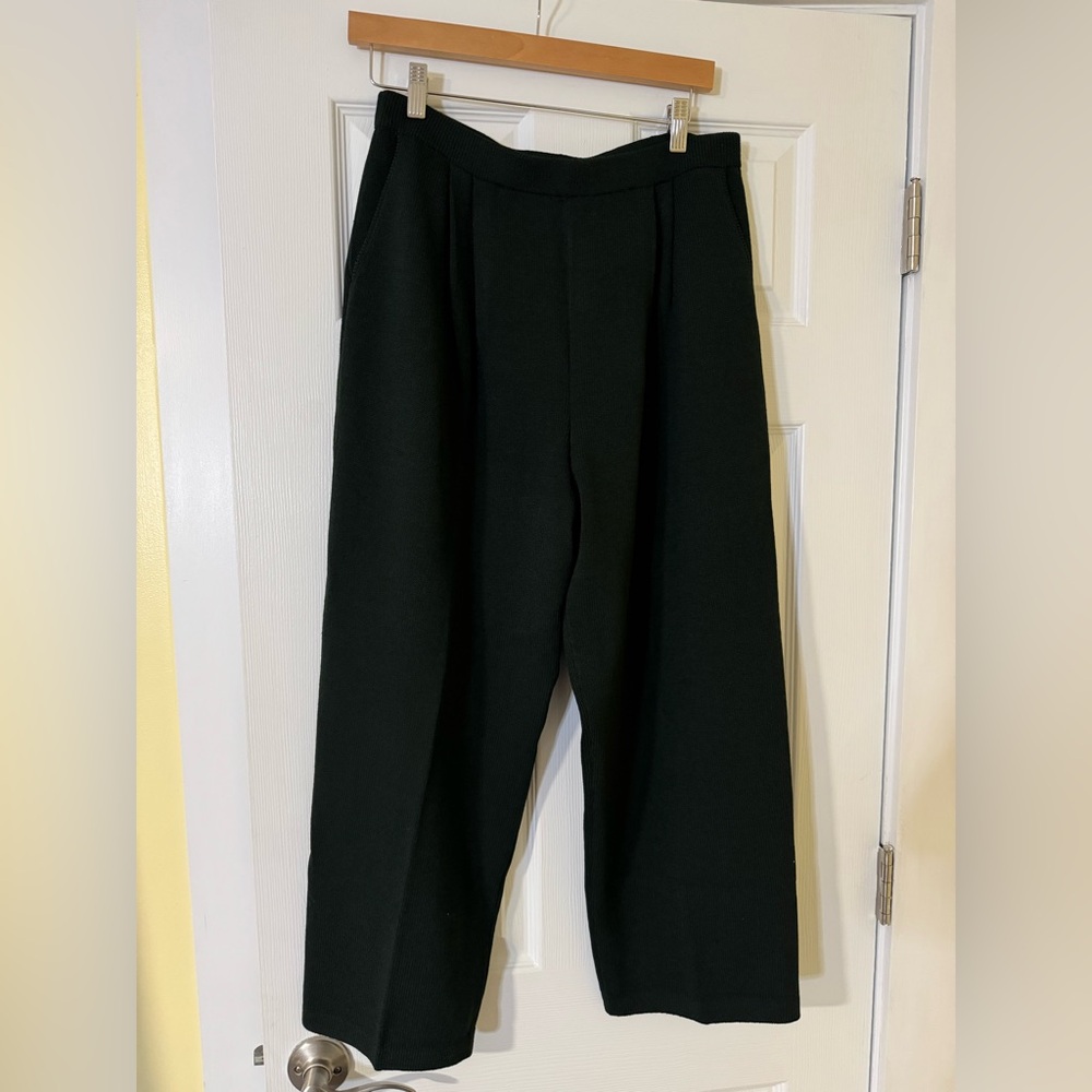 St John Collection by Marie Gray Elastic Waist Knit Pants Size 12